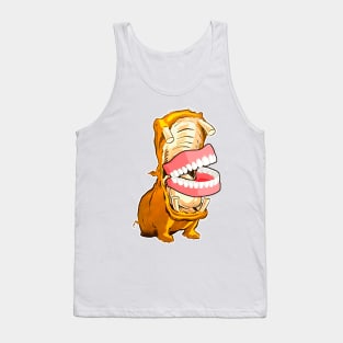 Hippopotamus with dentures Tank Top